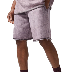 กางเกงขาสั้นผู้ชายแบบย้อมสีเอซิด สไตล์ลำลอง ไซส์ผู้ใหญ่ ดีไซน์สั่งทำได้ ราคาขายส่งใหม่ พร้อมสีสั่งทำได้ - Product Image 1