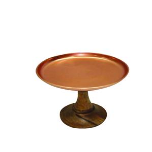 Soporte de Pastel de Madera Natural Decorativo para Bodas y Fiestas de Cumpleaños, Soporte para Postres, Soporte Redondo para Pastel de Confitería y Cafetería - Product Image 6