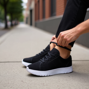 Ilan Shoelace 120 Cm Black For Sneakers - Product Image 2