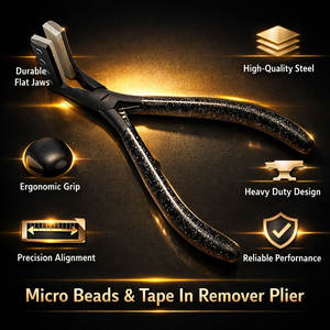 Juego de Pinzas Profesionales para Microperlas con Estuche, Herramientas para Extensiones de Cabello, Juego de Herramientas para Trabajar con Microperlas, Precio de Fábrica OEM - Product Image 6