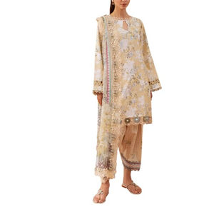 Salwar Kameez de qualité supérieure, entièrement cousus, prêts à porter, décontractés, pour femmes, en lin, séchage rapide, sans plis, pour l'été - Product Image 5