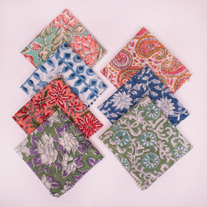 Bandana carré en coton 21x21 pouces, imprimé floral, respirant, décontracté, printemps-été, foulard unisexe, accessoire - Product Image 5