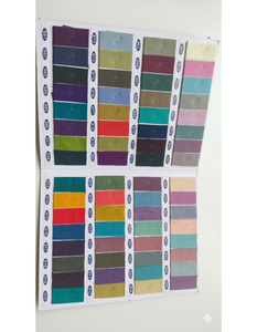Tissu crêpe uni de qualité supérieure, disponible en plus de 100 couleurs, pour vêtements de créateurs et robes décontractées, au prix d'usine. - Product Image 1