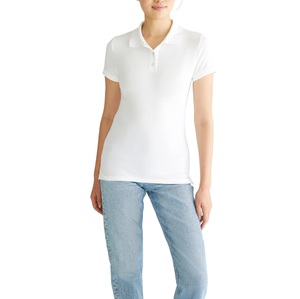 <b>Women's</b> white Short Sleeve for Shirt Solid Color Breathable <b>Compressed</b> Jersey Quick Dry Knitted Casual Sport <b>Top</b> - Product Image 4
