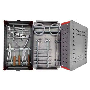 Kit d'instruments chirurgicaux manuels pour la colonne cervicale antérieure, en acier inoxydable de haute qualité, certifié CE ISO par Grip Surgical - Product Image 1