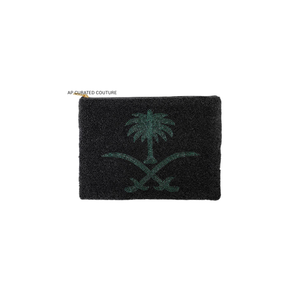 Porte-monnaie personnalisé en perles brodées à la main avec motif palmier, fermeture éclair, écologique, thème fête célébrée - Product Image 1