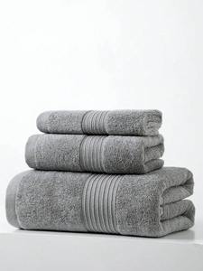 Lot de serviettes de bain en microfibre à séchage rapide, motif dessin animé, écologiques, blanches, en tissu éponge, de luxe, douces, absorbantes, pour enfants et hôtels, résistantes à l'eau de Javel - Product Image 3