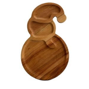High Trending Wooden Chip and Dip Serving Tray Elegant Acacia Wood Snack Platter With Separate Bowl for Dips latest - Product Image 1