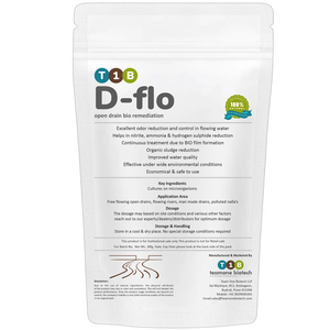T1B D-Flo วัฒนสารเพาะเชื้อแบคทีเรียสำหรับท่อระบายน้ำแบบเปิด - ลดสิ่งของแข็งลอยตัว - Product Image 1