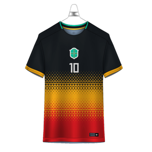 Maillots de foot personnalisés pour garçons, design sur mesure, logo personnalisé, 100% polyester, impression par sublimation, séchage rapide - Product Image 2