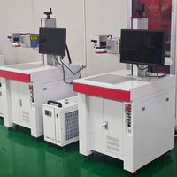 Mesin Penanda Laser UV 10W Tipe Meja 355nm Efisiensi Tinggi untuk Penandaan Produk Industri Presisi Plastik Kaca Elektronik