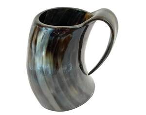 Taza de Cuerno de Búfalo Rústica Hecha a Mano, de Lujo, Ecológica, Apta para Congelador, Paquete de 50 Unidades para Fiestas - Product Image 1