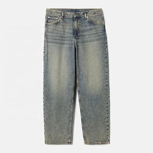 Casual Men's Denim <b>Jeans</b>-Straight Slim Fit <b>Embroidered</b> Design High Quality Custom Logo Option Wholesale Rate - Product Image 1
