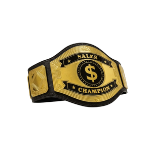Ceinture de champion personnalisée, trophée de récompense sur mesure, ceinture sportive de haute qualité avec symbole du dollar, cadeau de reconnaissance unique - Product Image 3