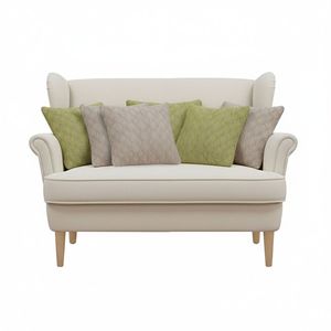 SOGA Lot de 6 housses de coussin décoratives en tricot torsadé, 3x 45cm vert sauge et 2x 45cm marron chocolat foncé, housses de coussin en tricot diamanté - Product Image 1