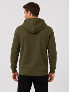 Fashionable Winter <b>Mens</b> Hooded Zipper <b>Top</b> with Premium Soft Fabric Windproof & Breathable Streetwear Style for All Day Comfort - Product Image 3