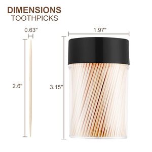 Premium Bamboo Wooden <b>Toothpicks</b> Eco Friendly Strong Smooth Finish for Dining Snacks Party Use - Product Image 3