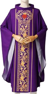 Robe de Prêtre et de Clergé en Gros, Vêtement Liturgique Personnalisé Brodé de Qualité Supérieure, Vêtements Religieux pour Pères de l'Église, Robes de Clergé - Product Image 2