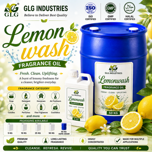 Huile parfumée Lemonwash, composé de parfum synthétique, fournisseur en gros pour savon, bougies, détergents, cosmétiques, parfums d'intérieur, usage industriel - Product Image 2