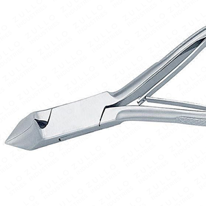 Coupe-cuticules professionnel en acier inoxydable à double ressort de qualité supérieure pour manucure, pédicure et soins de beauté en salon - Product Image 6