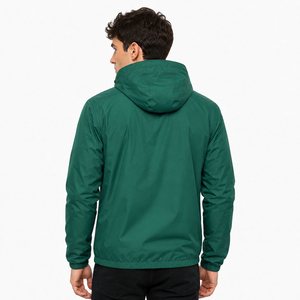 Vestes de sport OEM Safari, sweats à capuche d'entraînement, vestes de course personnalisées, vestes zippées imperméables et respirantes en polyester, vêtements de sport pour hommes, sports d'hiver - Product Image 6
