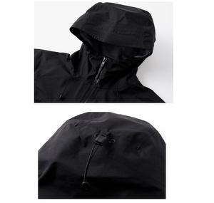 Veste coupe-vent imperméable à fermeture éclair avec logo personnalisé, taille plus, pour activités de plein air, veste de sport unisexe en softshell, OEM ODM - Product Image 3