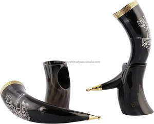 ฮอร์นแก้วทังก์ฮอร์นสำหรับดื่มเบียร์ทำด้วยมือแกะสลักธรรมชาติแบบกำหนดเอง - Product Image 3