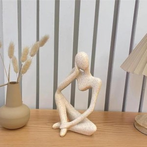 Escultura de torso humano en madera de acacia hecha a mano al por mayor - Moradabad - Product Image 5