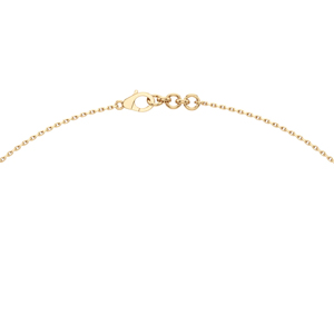 Collier pendentif fleur en or 18 carats de luxe avec diamants taille brillant rond, chaîne maille forçat, bijoux de mariage pour femme - Product Image 3