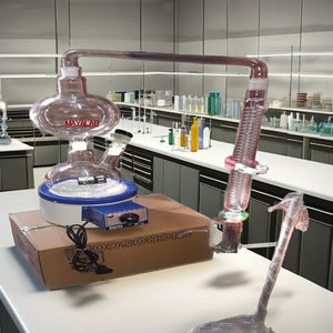 Aparato de Destilación Manual por Vapor MAYALAB, Vidrio de Borosilicato, 1000 ml, Unidad de Destilación de Laboratorio Completa, Aceite Esencial - Product Image 3