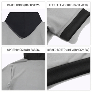 Men <b>Short</b> <b>Sleeve</b> Fleece <b>Hoodie</b> Pullover Comfortable Cotton Blend Athletic Casual Wear Manufacturer Relaxed Casual Wear Low Price - Product Image 6