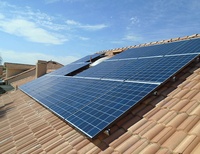 Installation facile, système solaire de stockage 12KW 15KW 16KW 18KW 20KW sur toit ou au sol pour la maison avec une efficacité énergétique élevée