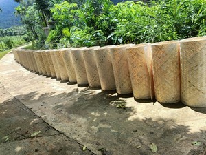 Weaving <b>Panels</b> for Walls and Ceiling Made of 100% Natural Bamboo Hand Woven Sheets <b>Decorative</b> Wall Ceiling Matting - Product Image 4