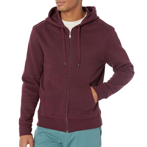 Sudadera con capucha y cremallera completa de algodón 100% de 410 g/m² sin cordón, bordada, venta al por mayor 2025 - Product Image 1