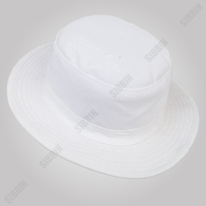 Sombrero de Cricket de Ala Ancha SIBRIN, Gorra Deportiva Personalizada de Algodón de Alta Calidad, Sombrero de Safari para Hombre, Gorra de Verano para Deportes al Aire Libre, Color Blanco - Product Image 4