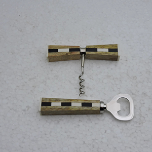 ที่เปิดขวดดีไซน์พรีเมียม & ที่เปิดขวดสแตนเลสแบบเกลียวพร้อมด้ามเรซิ่น ราคาขายส่งจากโรงงาน - Product Image 1