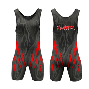 Combinaisons de lutte de couleur unie en gros, uniformes de lutte de qualité supérieure pour l'entraînement et la compétition - Product Image 1