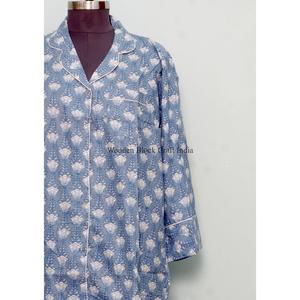 Chemise longue en coton style kimono pour femme, charme capricieux, élégance fluide et soyeuse, robes décontractées en gros - Product Image 2