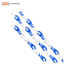 6mm 5M Cadena de eslabones de plástico de dos colores Cadenas de advertencia de carretera en bolsa Categoría de producto de plástico - Product Image 2