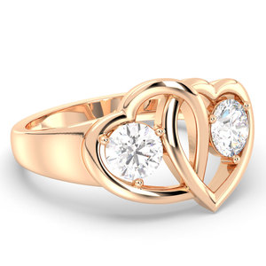 REYES Original Design 0.94Ct Round Cut Moissanite Rings Wholesale 925 Sterling Silver Anniversary <b>Gift</b> Fine Jewelry For Women - Product Image 3