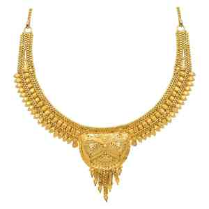 Juego de Joyería de Moda Chapada en Oro de 14K, 18K, 24K al por Mayor, Diseño Tradicional, Collares Cortos de Latón con Baño de Oro - Product Image 4