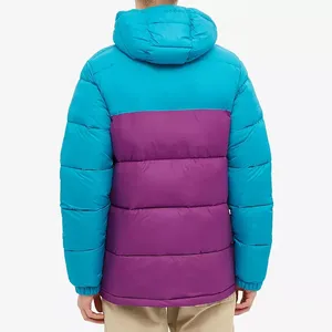 WARPRO INDUSTRY Color Blocking Puffer <b>Jacket</b> Unisex Winter Casual Thick 300g Polyester Filling Waterproof Quick Dry Regular Fit - Product Image 2