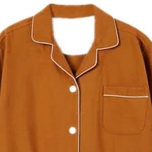 Pijama de seda 100% para mujer, conjunto de 2 piezas de satén tejido, transpirable, de secado rápido, con estampado liso, para invierno, OEM frontal - Product Image 5