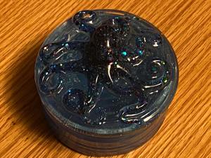 Caja de Resina Hecha a Mano de Lujo, Caja Decorativa para Joyas con Diseño Floral, Organizador de Almacenamiento de Joyas, Pequeña Caja de Regalo de Resina Personalizada - Product Image 3