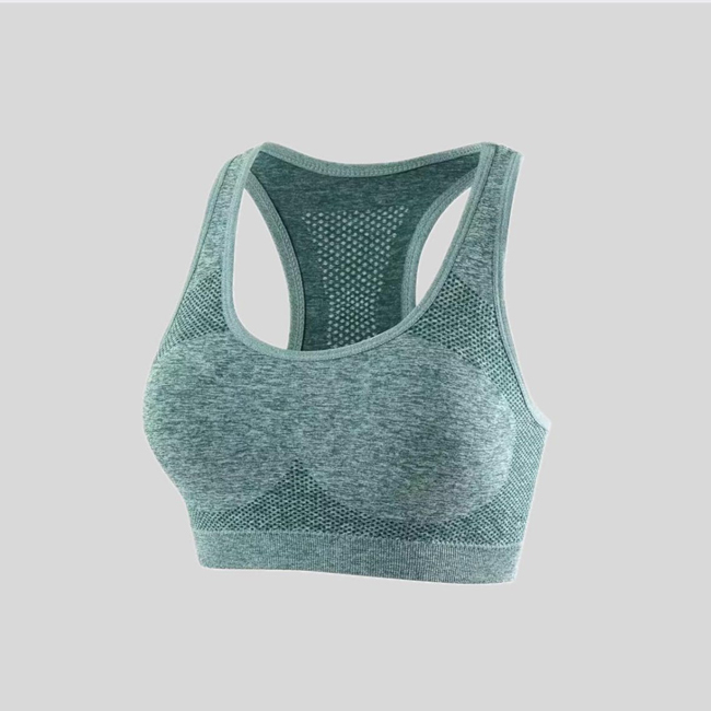 Customization Front Plus Size High Support Seamless Breathable Nylon Sports Bra Underwire-free Small Breast Gathering Thin Girls