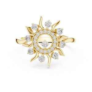 14K Elegant Silver <b>CZ</b> Diamond <b>Ring</b> Party Wear Jewelry - Product Image 4