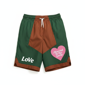 Shorts de bain solides pour hommes, écologiques, séchage rapide, cordon de serrage, taille mi-haute, style décontracté - Product Image 1