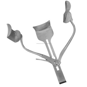 Écarteur abdominal Ricard à 3 lames, instrument chirurgical auto-serrant, pour chirurgie générale et laparotomie, en acier inoxydable - Product Image 1