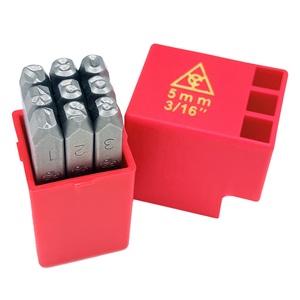 Poinçon à chiffres en acier de 5 mm, qualité industrielle, outil manuel pour projets de bricolage et usage industriel - Product Image 2