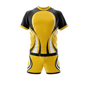 Servicio OEM/ODM, Ropa Deportiva para Equipos, Precio Competitivo, Personalizada, de Bajo Costo, Conjunto de Uniforme de Rugby Corto 100% Poliéster con Estampado Completo - Product Image 5